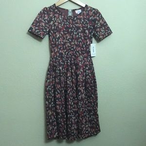 NWT LuLaRoe Amelia Rare Floral Print Size XS